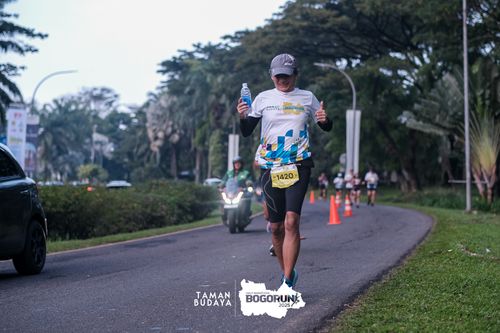 Race photo from Taman Budaya x BOGORUN 2025