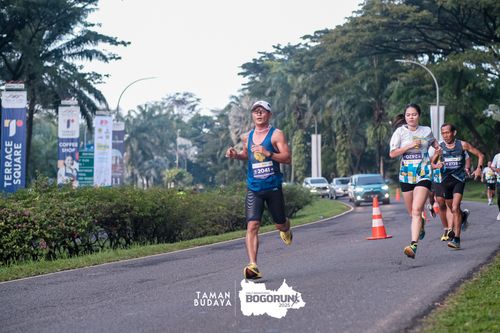 Race photo from Taman Budaya x BOGORUN 2025