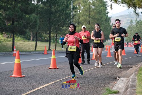 Race photo from CISANGKAN KBP CITY RUN 2025