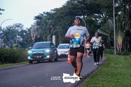 Race photo from Taman Budaya x BOGORUN 2025