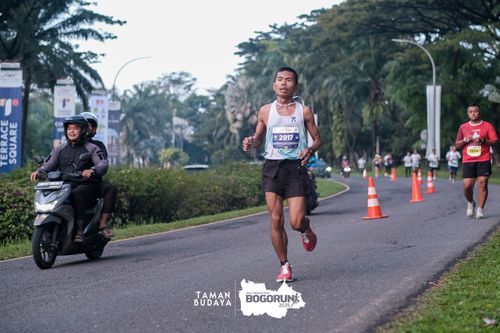 Race photo from Taman Budaya x BOGORUN 2025