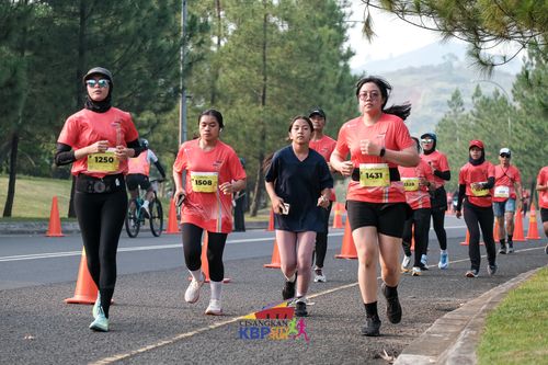 Race photo from CISANGKAN KBP CITY RUN 2025