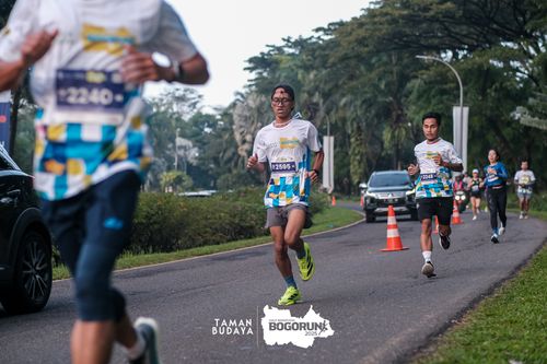 Race photo from Taman Budaya x BOGORUN 2025