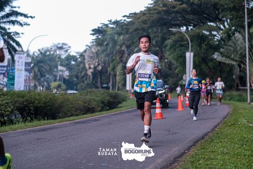 Race photo from Taman Budaya x BOGORUN 2025