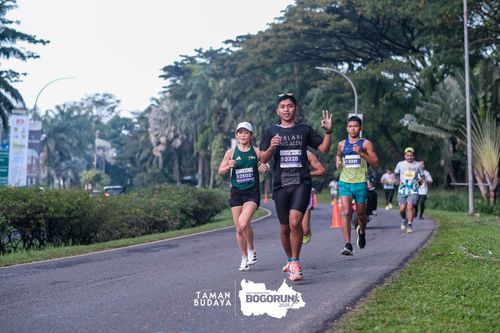 Race photo from Taman Budaya x BOGORUN 2025