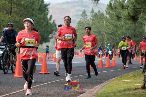 Race photo from CISANGKAN KBP CITY RUN 2025