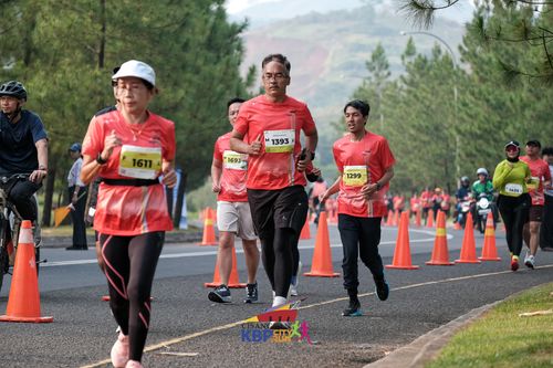 Race photo from CISANGKAN KBP CITY RUN 2025