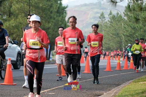 Race photo from CISANGKAN KBP CITY RUN 2025
