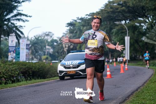Race photo from Taman Budaya x BOGORUN 2025