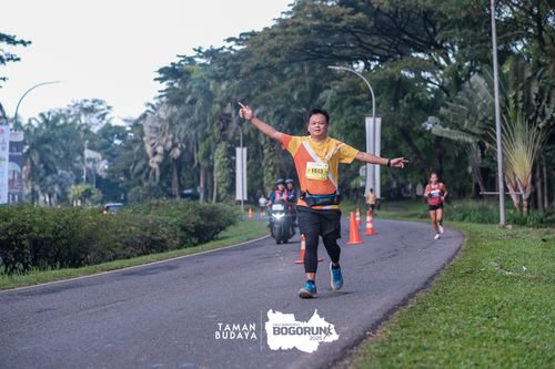 Race photo from Taman Budaya x BOGORUN 2025