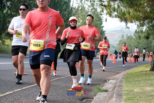 Race photo from CISANGKAN KBP CITY RUN 2025