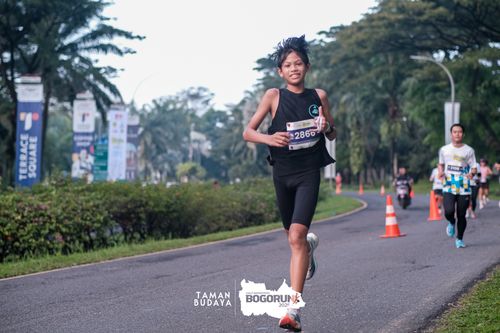 Race photo from Taman Budaya x BOGORUN 2025