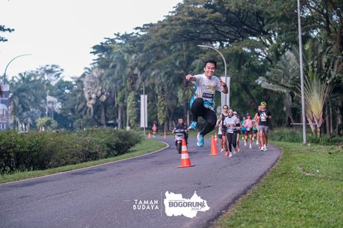 Race photo from Taman Budaya x BOGORUN 2025