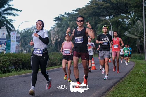 Race photo from Taman Budaya x BOGORUN 2025