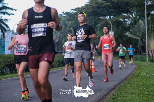 Race photo from Taman Budaya x BOGORUN 2025