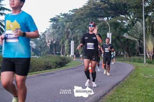 Race photo from Taman Budaya x BOGORUN 2025