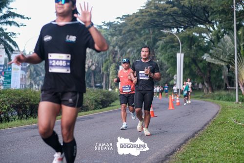 Race photo from Taman Budaya x BOGORUN 2025