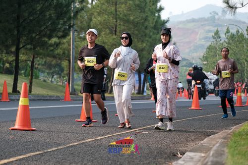 Race photo from CISANGKAN KBP CITY RUN 2025