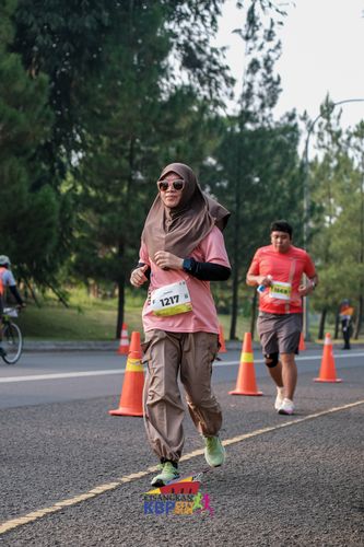 Race photo from CISANGKAN KBP CITY RUN 2025