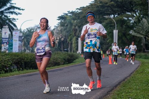 Race photo from Taman Budaya x BOGORUN 2025