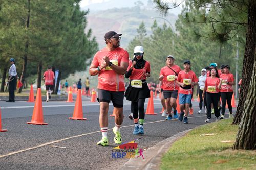 Race photo from CISANGKAN KBP CITY RUN 2025