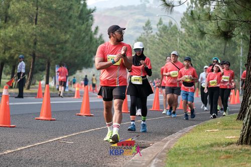 Race photo from CISANGKAN KBP CITY RUN 2025