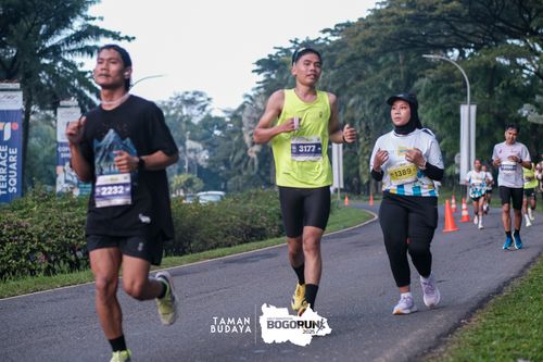 Race photo from Taman Budaya x BOGORUN 2025