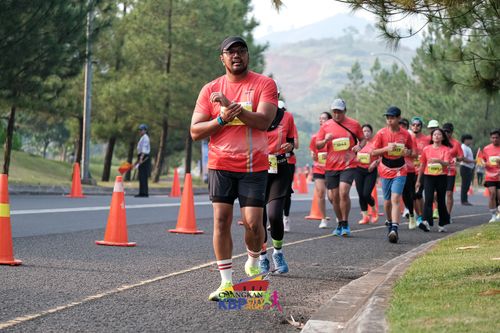 Race photo from CISANGKAN KBP CITY RUN 2025