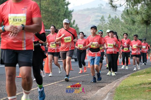 Race photo from CISANGKAN KBP CITY RUN 2025