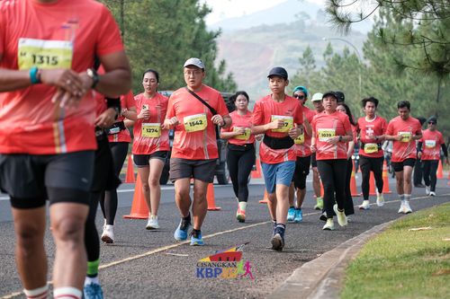 Race photo from CISANGKAN KBP CITY RUN 2025