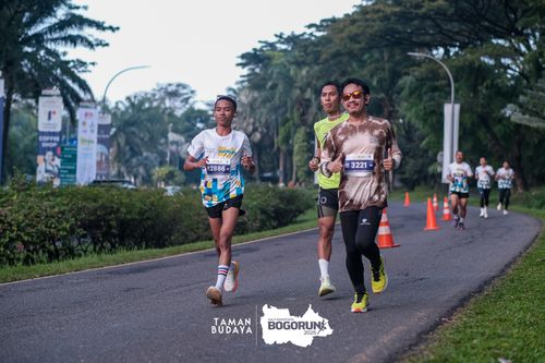 Race photo from Taman Budaya x BOGORUN 2025