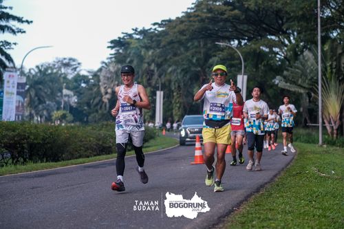 Race photo from Taman Budaya x BOGORUN 2025