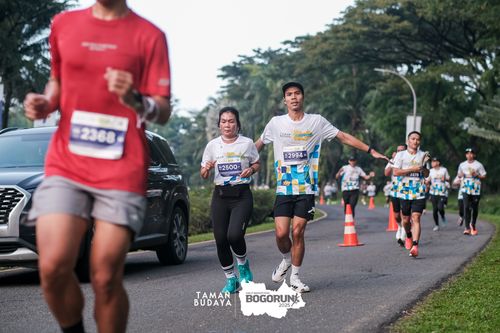 Race photo from Taman Budaya x BOGORUN 2025