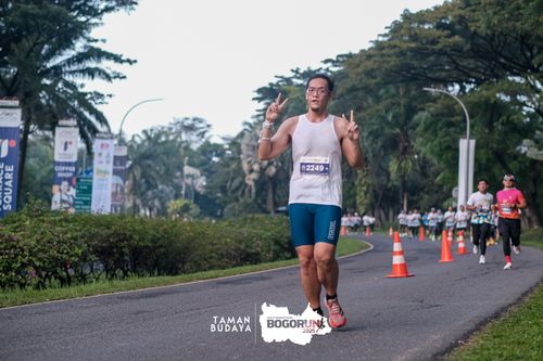 Race photo from Taman Budaya x BOGORUN 2025