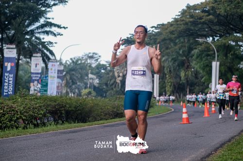 Race photo from Taman Budaya x BOGORUN 2025