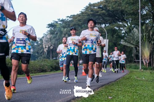 Race photo from Taman Budaya x BOGORUN 2025