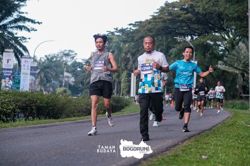 Race photo from Taman Budaya x BOGORUN 2025