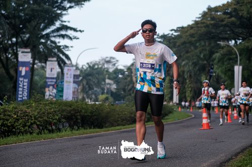 Race photo from Taman Budaya x BOGORUN 2025