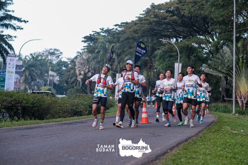 Race photo from Taman Budaya x BOGORUN 2025