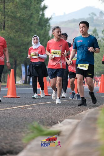 Race photo from CISANGKAN KBP CITY RUN 2025