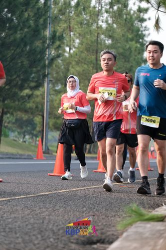 Race photo from CISANGKAN KBP CITY RUN 2025