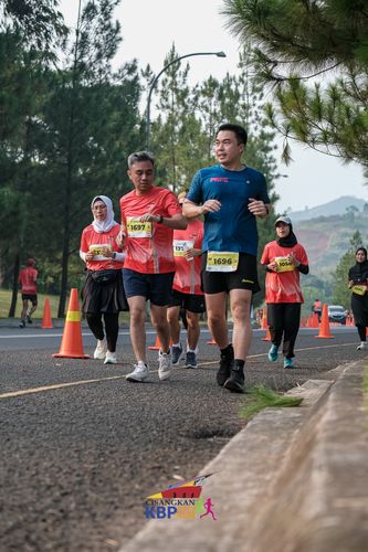Race photo from CISANGKAN KBP CITY RUN 2025
