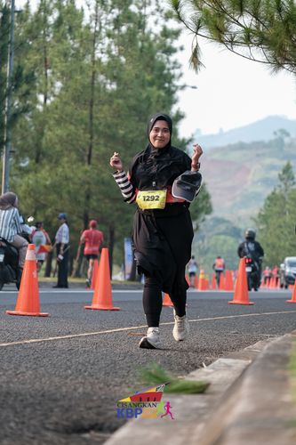 Race photo from CISANGKAN KBP CITY RUN 2025