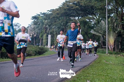 Race photo from Taman Budaya x BOGORUN 2025