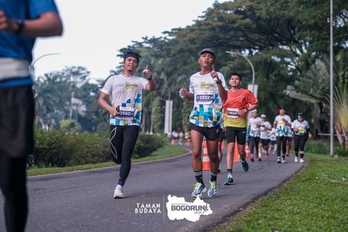 Race photo from Taman Budaya x BOGORUN 2025