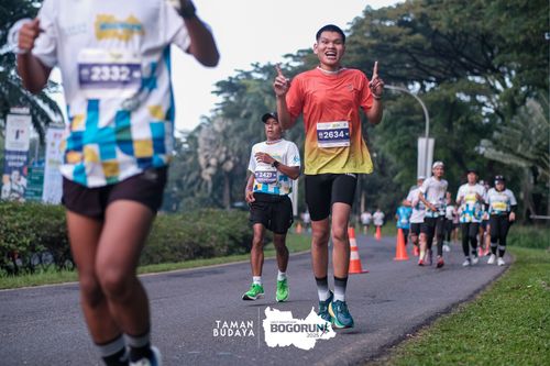 Race photo from Taman Budaya x BOGORUN 2025
