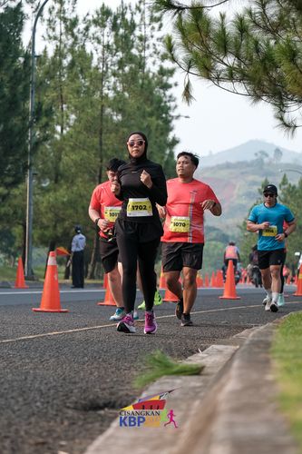 Race photo from CISANGKAN KBP CITY RUN 2025