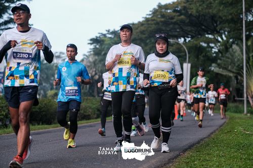 Race photo from Taman Budaya x BOGORUN 2025