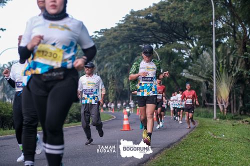 Race photo from Taman Budaya x BOGORUN 2025