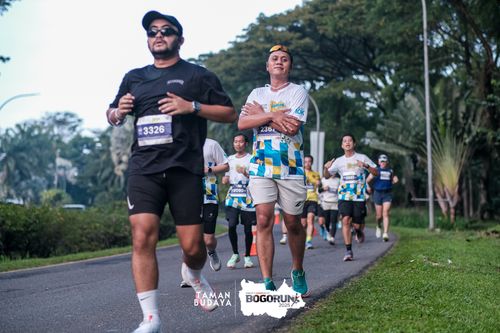 Race photo from Taman Budaya x BOGORUN 2025